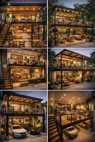 Mezannine Cafe Modern di Pademangan Timur