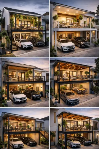 Mezannine Teras Rumah Keren di Pademangan Timur